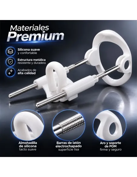 Extensor de pene standard realov talle m blanco ajustable | Realov | Fundas y extensiones