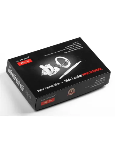 Extensor de pene hybrid realov talle m negro con correa de silicona | Realov | Fundas y extensiones