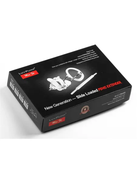 Extensor de pene hybrid realov talle m negro con correa de silicona | Realov | Fundas y extensiones