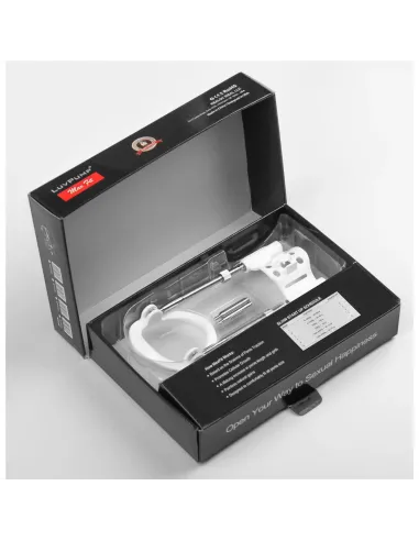 Extensor de pene luxury realov talle m blanco con kit de barras | Realov | Erectores y bombas de vacio