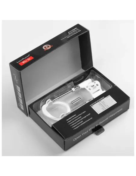 Extensor de pene luxury realov talle m blanco con kit de barras | Realov | Erectores y bombas de vacio