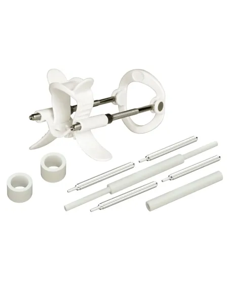 Extensor de pene luxury realov talle m blanco con kit de barras | Realov | Erectores y bombas de vacio
