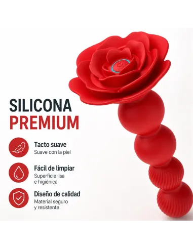 Plug anal vibrante y giratorio rosaline secwell con control remoto y app | Secwell | Vibradores