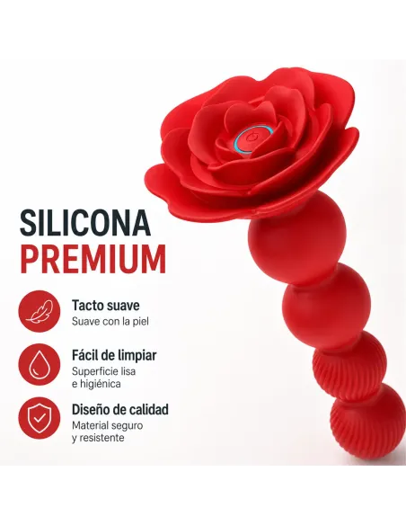 Plug anal vibrante y giratorio rosaline secwell con control remoto y app | Secwell | Vibradores