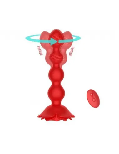 Plug anal vibrante y giratorio rosaline secwell con control remoto y app | Secwell | Vibradores