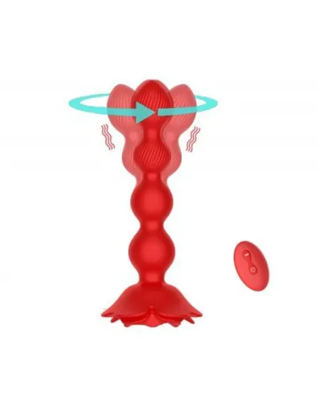 Plug anal vibrante y giratorio rosaline secwell con control remoto y app | Secwell | Vibradores