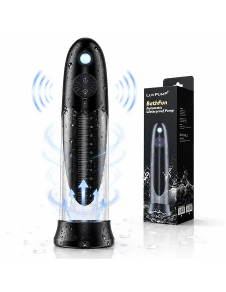 Bomba de vacío sumergible automática bathfun deepsea con display | Realov | Erectores y bombas de vacio