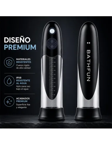 Bomba de vacío sumergible automática bathfun deepsea con display | Realov | Erectores y bombas de vacio