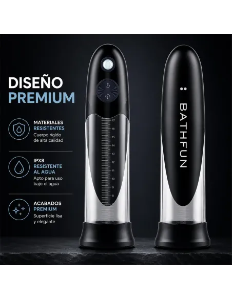 Bomba de vacío sumergible automática bathfun deepsea con display | Realov | Erectores y bombas de vacio