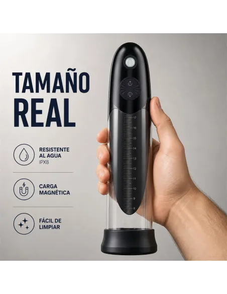 Bomba de vacío sumergible automática bathfun deepsea con display | Realov | Erectores y bombas de vacio