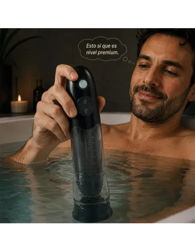 Bomba de vacío sumergible automática bathfun deepsea con display | Realov | Erectores y bombas de vacio