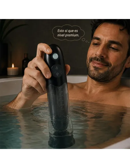 Bomba de vacío sumergible automática bathfun deepsea con display | Realov | Erectores y bombas de vacio