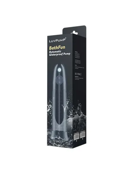Bomba de vacío sumergible automática bathfun deepsea con display | Realov | Erectores y bombas de vacio