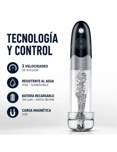Bomba de vacío sumergible y masturbador bathfun deepsea | Realov | Erectores y bombas de vacio
