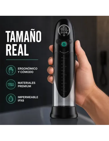 Bomba de vacío sumergible inteligente bathfun pro deepsea con manga maxfit | Realov | Erectores y bombas de vacio