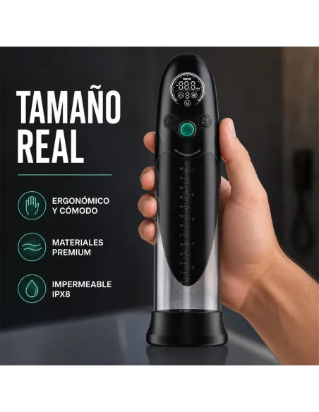 Bomba de vacío sumergible inteligente bathfun pro deepsea con manga maxfit | Realov | Erectores y bombas de vacio