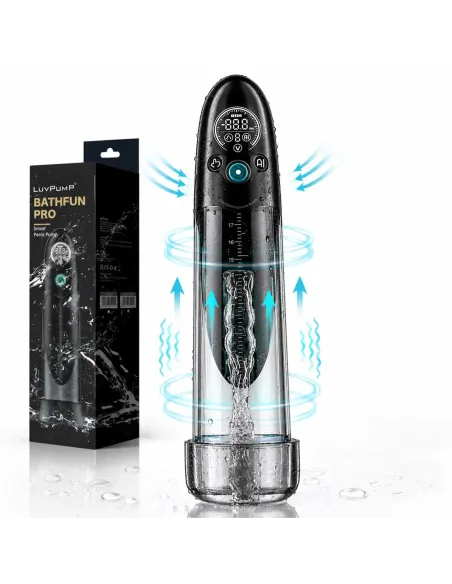 Bomba de vacío sumergible inteligente y masturbador bathfun pro deepsea | Realov | Erectores y bombas de vacio