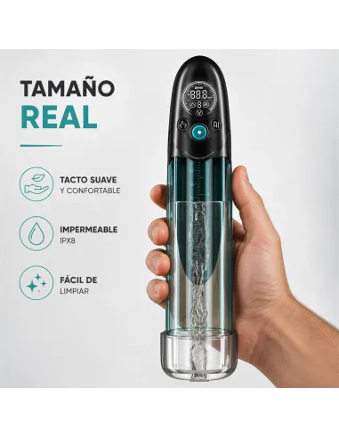 Bomba de vacío sumergible inteligente y masturbador bathfun pro deepsea | Realov | Erectores y bombas de vacio