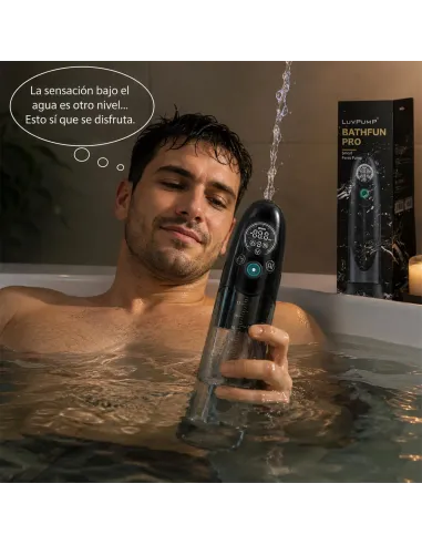 Bomba de vacío sumergible inteligente y masturbador bathfun pro deepsea | Realov | Erectores y bombas de vacio