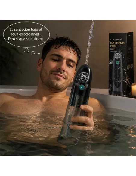 Bomba de vacío sumergible inteligente y masturbador bathfun pro deepsea | Realov | Erectores y bombas de vacio