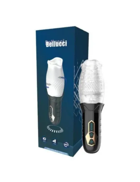 Masturbador masculino bellucci secwell con rotación 360° y 10 vibraciones | Secwell | Masturbadores