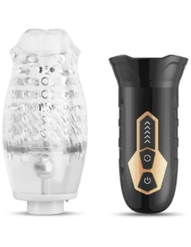 Masturbador masculino bellucci secwell con rotación 360° y 10 vibraciones | Secwell | Masturbadores