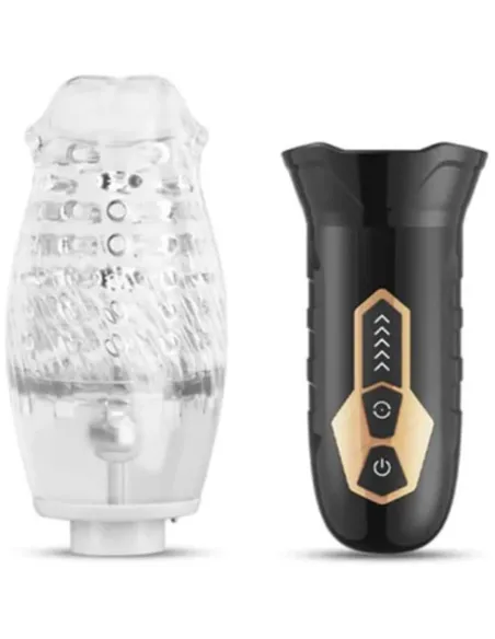 Masturbador masculino bellucci secwell con rotación 360° y 10 vibraciones | Secwell | Masturbadores