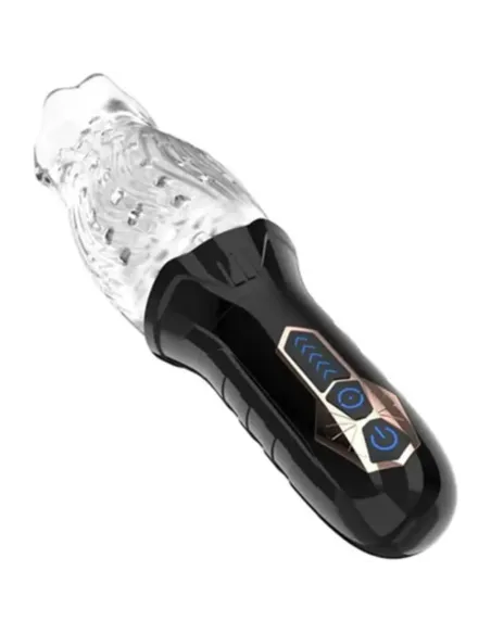 Masturbador masculino bellucci secwell con rotación 360° y 10 vibraciones | Secwell | Masturbadores