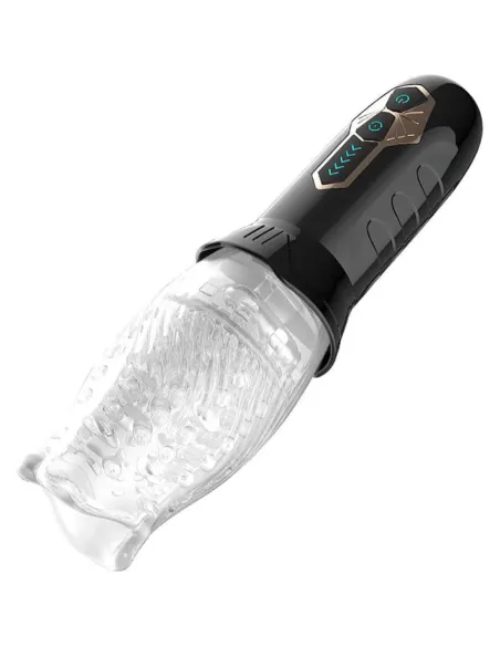 Masturbador masculino bellucci secwell con rotación 360° y 10 vibraciones | Secwell | Masturbadores