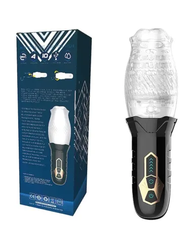 Masturbador masculino bellucci secwell con rotación 360° y 10 vibraciones | Secwell | Masturbadores