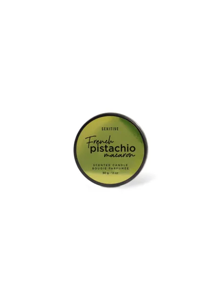 Massage candle french pistachio macaron - 30 gr | Sexitive | Velas para masajes