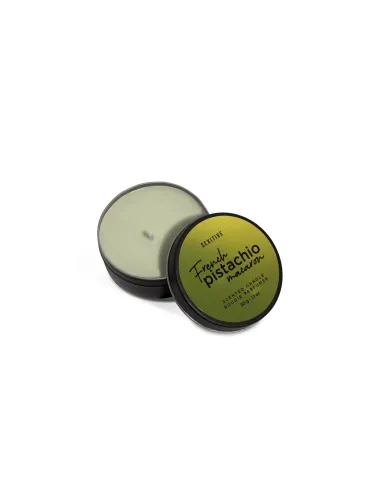 Massage candle french pistachio macaron - 30 gr | Sexitive | Velas para masajes
