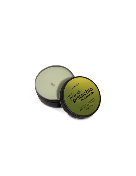 Massage candle french pistachio macaron - 30 gr | Sexitive | Velas para masajes