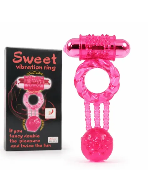Anillo doble vibrador | Pretty love | Anillos