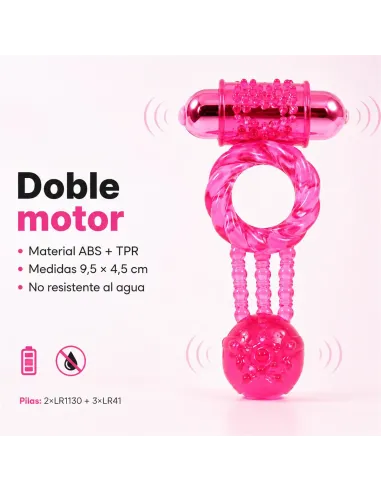 Anillo doble vibrador | Pretty love | Anillos