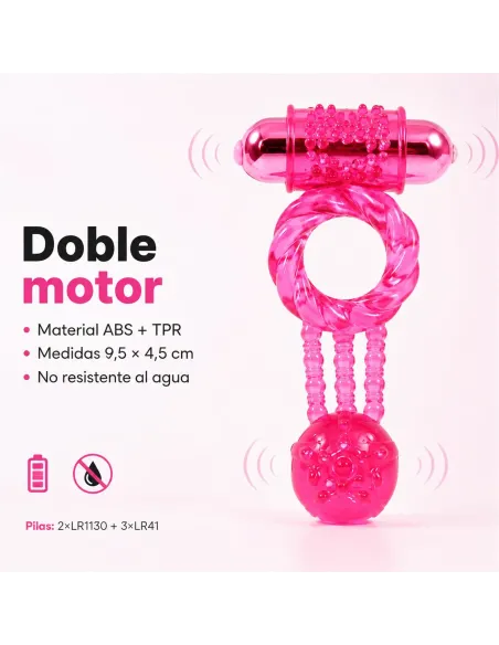 Anillo doble vibrador | Pretty love | Anillos