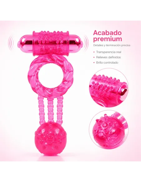 Anillo doble vibrador | Pretty love | Anillos