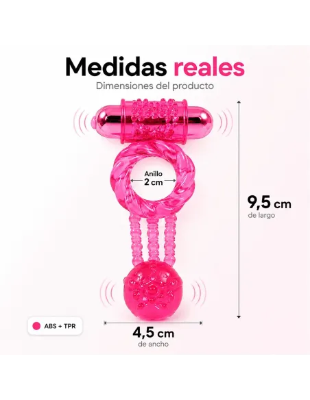 Anillo doble vibrador | Pretty love | Anillos