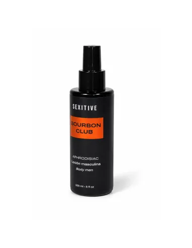 Loción masculina aphrodisiac bourbon club - 150ml | Sexitive | Perfumes masculinos