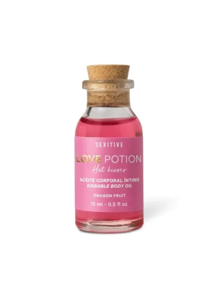 Mini aceite comestible love potion dragon fruit - 15gr | Sexitive | Comestibles