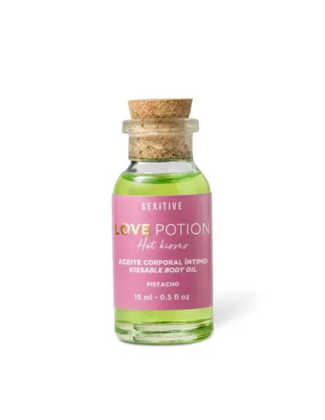Mini aceite comestible love potion pistacho - 15gr | Sexitive | Comestibles