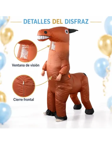 Disfraz de caballo inflable fiestas 150-190cm | Infarta toys | Disfraces para fiestas
