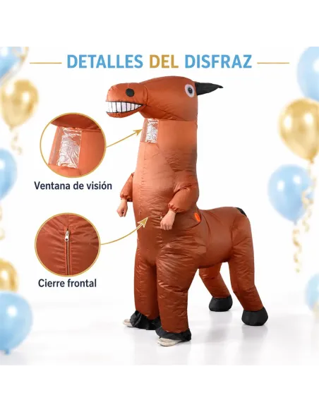 Disfraz de caballo inflable fiestas 150-190cm | Infarta toys | Disfraces para fiestas
