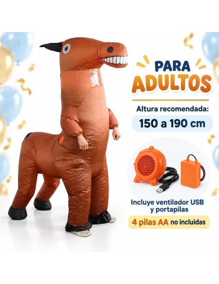 Disfraz de caballo inflable fiestas 150-190cm | Infarta toys | Disfraces para fiestas