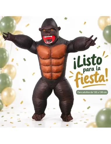 Disfraz de king kong inflable fiestas 150-190cm | Infarta toys | Disfraces para fiestas
