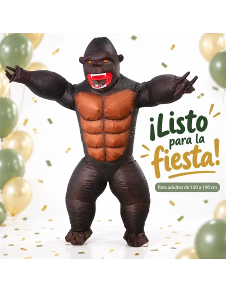 Disfraz de king kong inflable fiestas 150-190cm | Infarta toys | Disfraces para fiestas