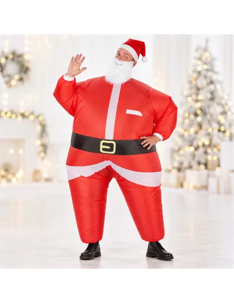 Disfraz de papa noel inflable fiestas 150-190cm | Infarta toys | Disfraces para fiestas