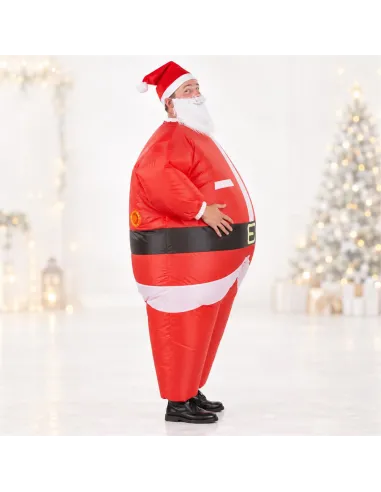 Disfraz de papa noel inflable fiestas 150-190cm | Infarta toys | Disfraces para fiestas