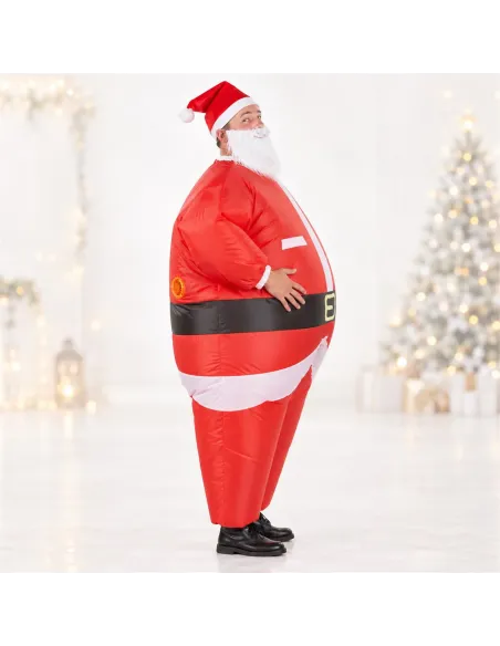 Disfraz de papa noel inflable fiestas 150-190cm | Infarta toys | Disfraces para fiestas