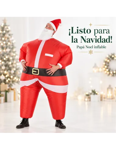 Disfraz de papa noel inflable fiestas 150-190cm | Infarta toys | Disfraces para fiestas